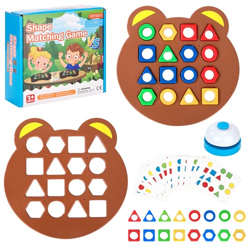 Formanpassung Spiel Farbsensorisches Lernspielzeug Set, Geometrisches Puzzles mit Karten, Brettspiele Baby Montessori Sensorik Spielzeug für Kinder Junge Mädchen ab 3 4 5 6 Jahre Formanpassung Spiel Farbsensorisches Lernspielzeug Set, Geometrisches Puzzles mit Karten, Brettspiele Baby Montessori Sensorik Spielzeug für Kinder Junge Mädchen ab 3 4 5 6 Jahre von Wisplye