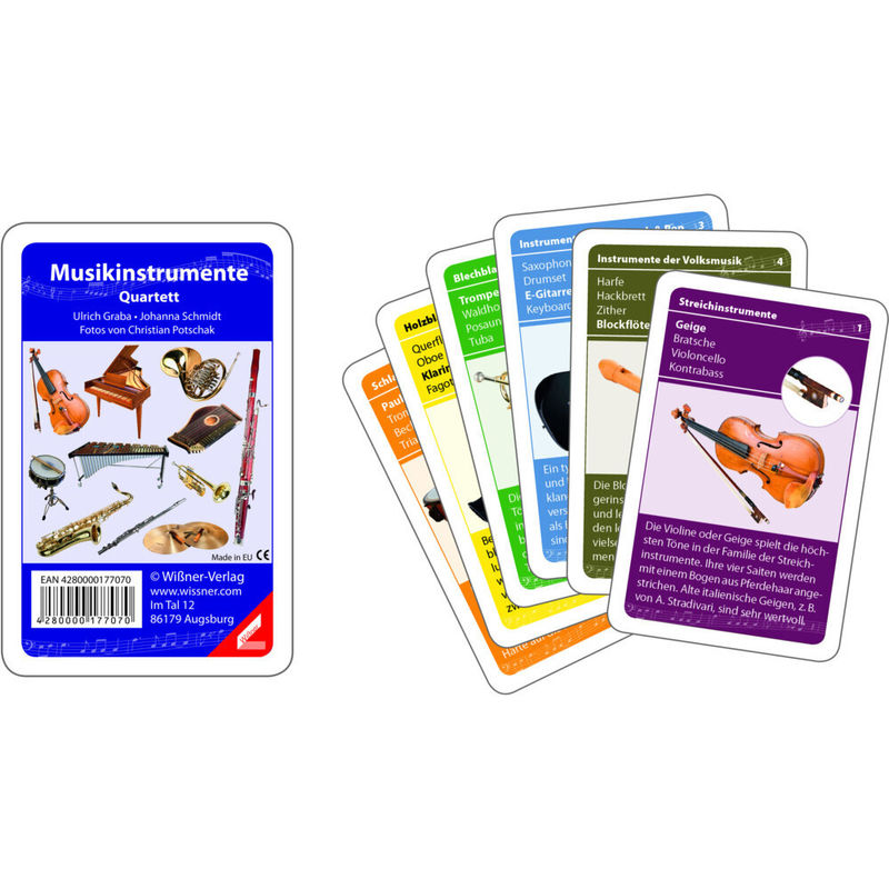 Musikinstrumente (Kartenspiel) von Wißner