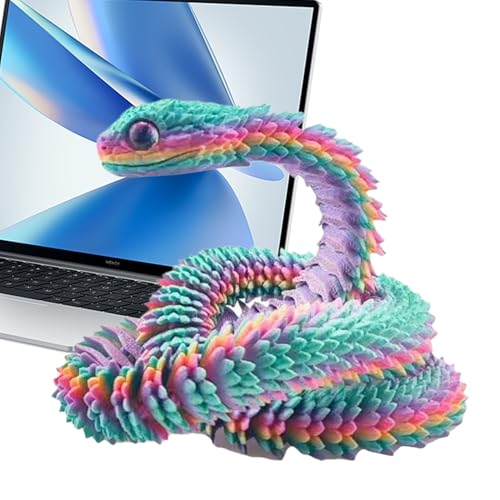 3D -gedruckte Schlange - 3D -gedruckte Schlange für Home Decor | Gelenkmobilität 3D -gedrucktes Tier, realistisch vollständig artikulierter Viperschreibtisch Spielzeugverzierungen und flexibler 3D -gedruckte Schlange - 3D -gedruckte Schlange für Home Decor | Gelenkmobilität 3D -gedrucktes Tier, realistisch vollständig artikulierter Viperschreibtisch Spielzeugverzierungen und flexibler von Wisylizv
