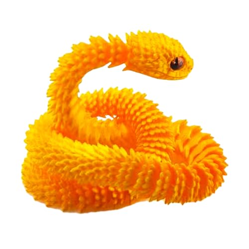 3D -gedruckte Schlange - 3D -gedruckte Schlange für Home Decor | Gelenkmobilität 3D -gedrucktes Tier, realistisch vollständig artikulierter Viperschreibtisch Spielzeugverzierungen und flexibler 3D -gedruckte Schlange - 3D -gedruckte Schlange für Home Decor | Gelenkmobilität 3D -gedrucktes Tier, realistisch vollständig artikulierter Viperschreibtisch Spielzeugverzierungen und flexibler von Wisylizv