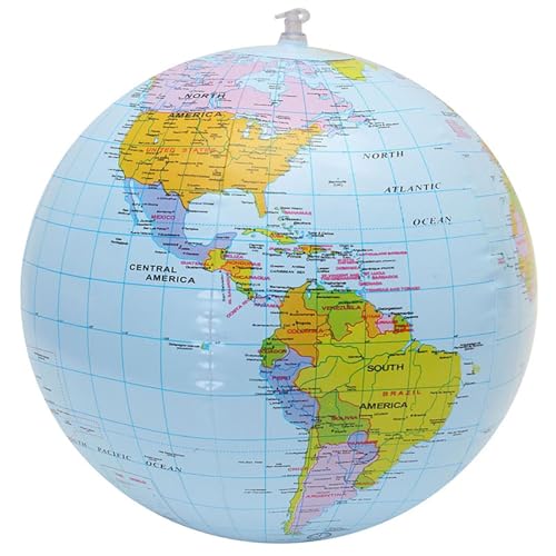 Aufblasbarer , aufblasbarer , Strandball aus PVC mit Erde, 16 Zoll Strandball mit Topographischer Karte, , Ball für Kinder, Klassenzimmer sc Aufblasbarer , aufblasbarer , Strandball aus PVC mit Erde, 16 Zoll Strandball mit Topographischer Karte, , Ball für Kinder, Klassenzimmer sc von Wisylizv
