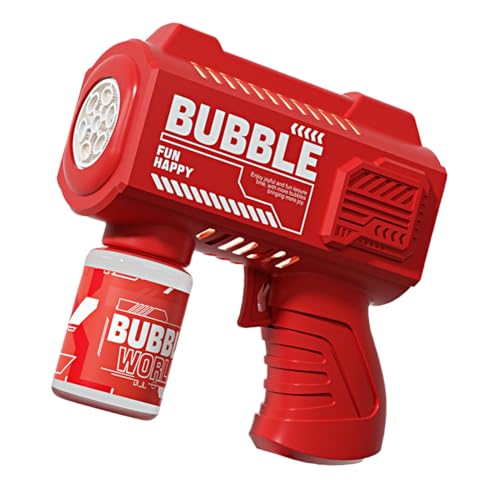 Bubble Machine - 6,5 cm Blasen Von Blasen | Bolla Automatische Maschine | Kompakter Laptop Mit Lichtern Für Kinder Garten Hochzeit Strandoberfläche von Wisylizv