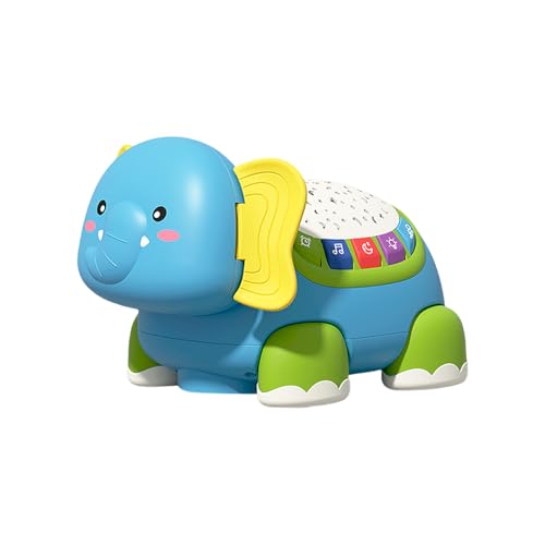 Crawling Toy - Sound Toy | Baby Toys | Electric Elephant with Light Music | 12.5cm Interactive Learning Toy for Boys Girls | Early Education Motor Skill Development for Home & Nursery Crawling Toy - Sound Toy | Baby Toys | Electric Elephant with Light Music | 12.5cm Interactive Learning Toy for Boys Girls | Early Education Motor Skill Development for Home & Nursery von Wisylizv