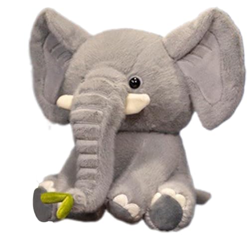 Entzückendes Plüsch-Kalb-Elefant-Spielzeug, Elefanten-Stofftier | Stoffelefant mit großen Ohren - 9,84 Zoll Elefanten-Plüschspielzeug für Kinder, Elefanten-Plüschtier, Elefanten-Plüschpuppe mit großen von Wisylizv
