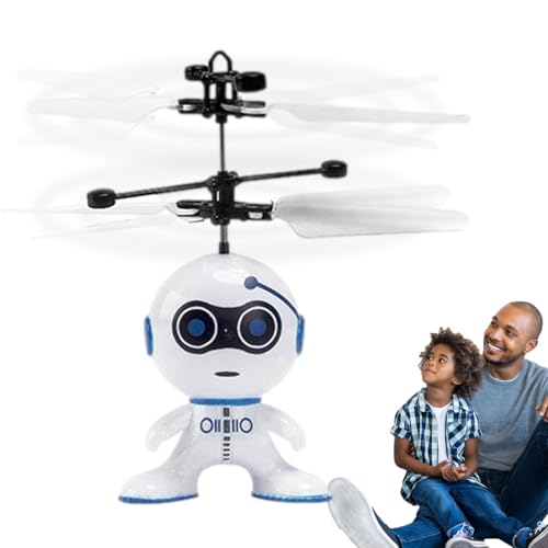 Fernbedienung Hubschrauberspielzeug für Kinder - Fliegende Spielzeug Mädchen Geschenke | Hubschrauber für Innen- und Outdoor -Spiele mit Remotte | USB -Ladeeinführungsroboter | Langlebiges RC - von Wisylizv
