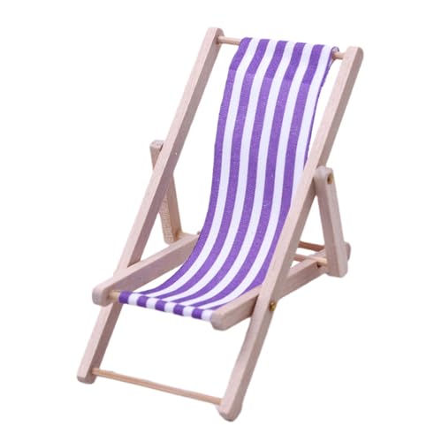 Miniature Lounge Chair - Foldable Wooden Beach Chair | Mini Dollhousë Furniture Accessories | for Indoor & Outdoor Use, Sturdy & Lightweight, Adds Realism to Dollhousë Miniature Lounge Chair - Foldable Wooden Beach Chair | Mini Dollhousë Furniture Accessories | for Indoor & Outdoor Use, Sturdy & Lightweight, Adds Realism to Dollhousë von Wisylizv