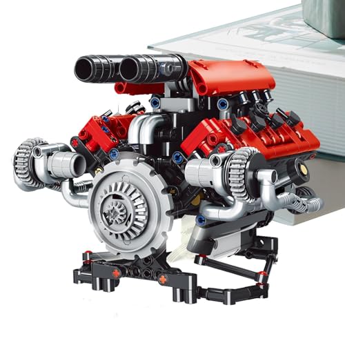 Motormodell, programmierbarer Modellbausatz mit Sound, Baustein-Sets mit LED-Lichtern, Fernbedienung, Schreibtisch, Sammlerstück für Klassenzimmer, Hobby, Display, Arbeitsplatz, Zuhause, Geburtstag Motormodell, programmierbarer Modellbausatz mit Sound, Baustein-Sets mit LED-Lichtern, Fernbedienung, Schreibtisch, Sammlerstück für Klassenzimmer, Hobby, Display, Arbeitsplatz, Zuhause, Geburtstag von Wisylizv