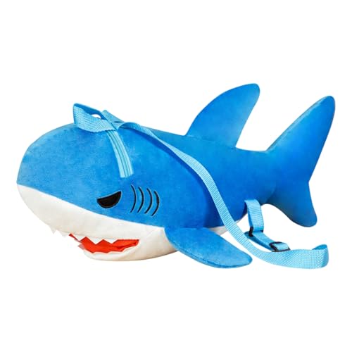 Wisylizv Kinder Shark Rucksack - Kinder Rucksack | Plüsch Tasche mit Hai Design, Weiche Puppe Schultasche für und Mädchen, Niedlicher Spielzeugrucksack für Kindergarten, Reisen und Wisylizv Kinder Shark Rucksack - Kinder Rucksack | Plüsch Tasche mit Hai Design, Weiche Puppe Schultasche für und Mädchen, Niedlicher Spielzeugrucksack für Kindergarten, Reisen und von Wisylizv