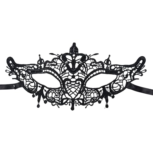 Wisylizv Lace Augenmaske,Damen Cosplay Gesichtsmaske - Festdekoration Augenbinde Für Damen Mädchen Halloween Weihnachten Geburtstag Party Cosplay Fasching Wisylizv Lace Augenmaske,Damen Cosplay Gesichtsmaske - Festdekoration Augenbinde Für Damen Mädchen Halloween Weihnachten Geburtstag Party Cosplay Fasching von Wisylizv