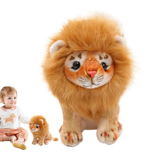 Wisylizv Löwe Plüschspielzeug - Realistischer Kuscheltier Löwe Als Weiches Umarmungsspielzeug - Perfekte Raumdekoration Für Kinderzimmer, Wohnzimmer & Auto - Beruhigende Puppe Für Kinder & Erwachsene Wisylizv Löwe Plüschspielzeug - Realistischer Kuscheltier Löwe Als Weiches Umarmungsspielzeug - Perfekte Raumdekoration Für Kinderzimmer, Wohnzimmer & Auto - Beruhigende Puppe Für Kinder & Erwachsene von Wisylizv