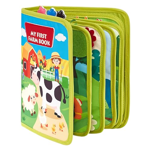 Wisylizv Reise Beschäftigungsbuch - Interaktiv Sensorisches Spielzeug - Feinmotorik Training Activity-Board Frühförderung Für Zuhause Vorschulkinder Reisen Wohnzimmer Wisylizv Reise Beschäftigungsbuch - Interaktiv Sensorisches Spielzeug - Feinmotorik Training Activity-Board Frühförderung Für Zuhause Vorschulkinder Reisen Wohnzimmer von Wisylizv
