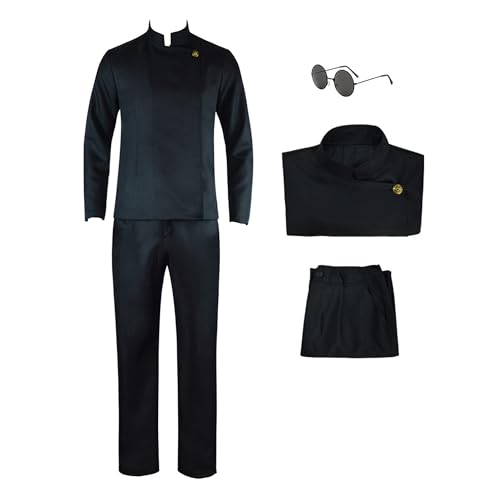 Witorya Gojo Satoru Cosplay Kostüm Geto Suguru Gojo Satoru Anime High School Uniform Jacke Hose Brille Ohrringe Perücke für Männer Witorya Gojo Satoru Cosplay Kostüm Geto Suguru Gojo Satoru Anime High School Uniform Jacke Hose Brille Ohrringe Perücke für Männer von Witorya