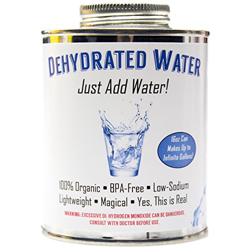 Witty Yeti Dehydrated Water 473.6 g Dose Neue Formel! Essential Camping & Survival Supply Lustiges Gag Geschenk & Erwachsene Strumpffüller für Männer & Frauen Lustige Neuheit & Praktischer Witz Witty Yeti Dehydrated Water 473.6 g Dose Neue Formel! Essential Camping & Survival Supply Lustiges Gag Geschenk & Erwachsene Strumpffüller für Männer & Frauen Lustige Neuheit & Praktischer Witz von Witty Yeti