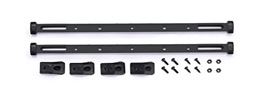 Wivplex DJ 1/10 Dachgepäckträger, for Traxxas, TRX4 Bronco Defender SCX10 III TRX6 SUV 6X6 G63 RC Auto Upgrade Zubehör Rc Carros Dachgepäckträger für Spielzeugautos(Bracket) von Wivplex