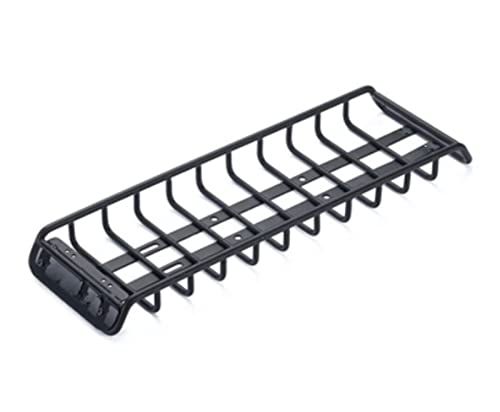 Wivplex DJ 1/10 Metall Dach Schlank Warrior Gepäck Rahmen Schmales Dach Gepäck Rack Halb Rack SCX10 III RC Auto Teile Carro De Control Remoto Dachgepäckträger für Spielzeugautos(1 Set) von Wivplex