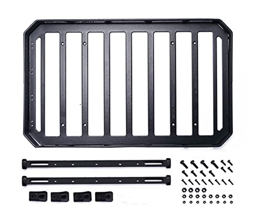 Wivplex DJ 1/10 Metallgepäckrahmen Gepäckträger, for Traxxas, TRX4 Bronco, for Axial, TRX6 Dachhalterung RC Auto Upgrade Zubehör Teile Rc Carros Dachgepäckträger für Spielzeugautos(Luggage Rack) Wivplex DJ 1/10 Metallgepäckrahmen Gepäckträger, for Traxxas, TRX4 Bronco, for Axial, TRX6 Dachhalterung RC Auto Upgrade Zubehör Teile Rc Carros Dachgepäckträger für Spielzeugautos(Luggage Rack) von Wivplex