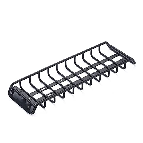 Wivplex Dachgepäckträger aus Metall, schmaler Gepäckträger aus Metall, for Traxxas, TRX4, TRX6, for Axial, Scx10, Yikong Rc4wd 1:10 Rc Kletterauto Dachgepäckträger für Spielzeugautos(White) von Wivplex