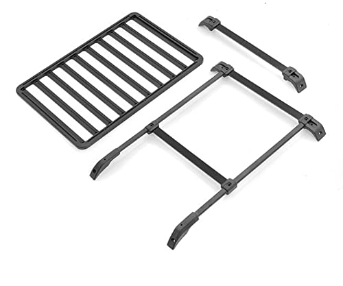 Wivplex Metall-Gepäckplatte/oberer Gepäckträger CChand TRX4 New Bronco Dachgepäckträger für Spielzeugautos(A425) von Wivplex