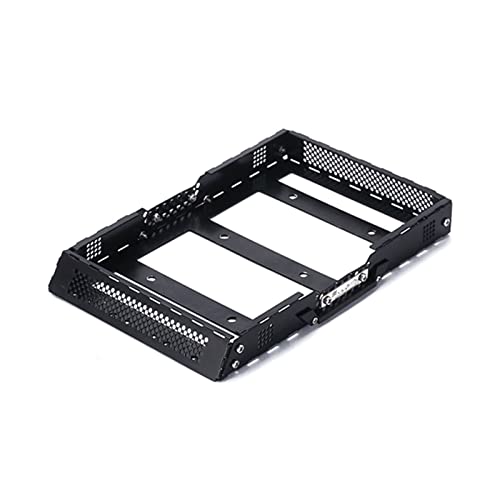 Wivplex Metall-Gepäckträger-Dachgepäckträger, for Axial, SCX24 AXI00002, for Jeep, 1/24 RC Crawler Car Upgrade Teile Zubehör Dachgepäckträger für Spielzeugautos Wivplex Metall-Gepäckträger-Dachgepäckträger, for Axial, SCX24 AXI00002, for Jeep, 1/24 RC Crawler Car Upgrade Teile Zubehör Dachgepäckträger für Spielzeugautos von Wivplex