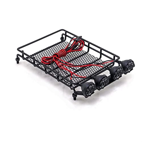 Wivplex Metall Gepäckträger Fach Dach Rack MN D90 D99 MN90 MN99S 1/12 RC Auto Dachgepäckträger für Spielzeugautos von Wivplex