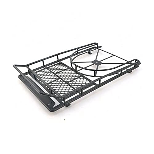 Wivplex Metalldachgepäckträger mit Licht und Reifen 1:10 RC Rock Crawler Scx10ii 90046 90047 Scx10 D90, for Jeep, Wrangler, for Traxxas, Trx4 Dachgepäckträger für Spielzeugautos Wivplex Metalldachgepäckträger mit Licht und Reifen 1:10 RC Rock Crawler Scx10ii 90046 90047 Scx10 D90, for Jeep, Wrangler, for Traxxas, Trx4 Dachgepäckträger für Spielzeugautos von Wivplex