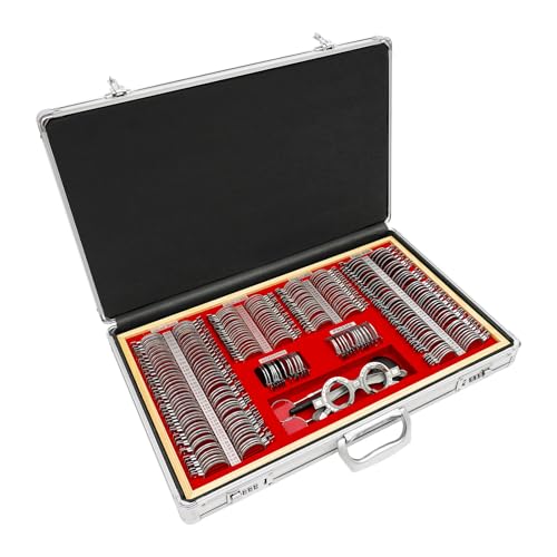 266 Stück Optisches Testlinsen Set Testlinsenausrüstung Versuchslinse Test Lens Optometry Equipment Aluminium Box Probierlinsen Set 57 * 36 * 9.5cm 266 Stück Optisches Testlinsen Set Testlinsenausrüstung Versuchslinse Test Lens Optometry Equipment Aluminium Box Probierlinsen Set 57 * 36 * 9.5cm von Wiyuer