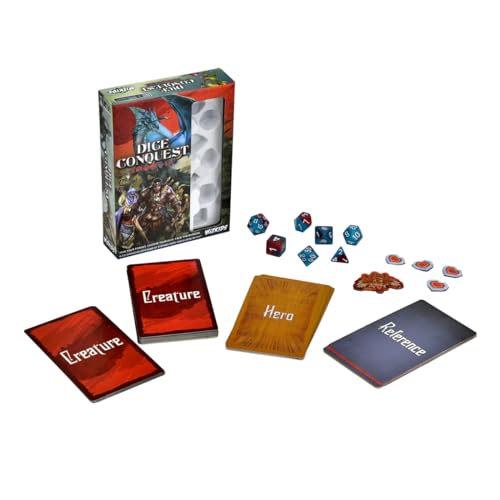 WizKids Würfel Conquest: Fantasy-Cooperatives Tabletop-Spiel für Teenager und Erwachsene ab 14 Jahren WizKids Würfel Conquest: Fantasy-Cooperatives Tabletop-Spiel für Teenager und Erwachsene ab 14 Jahren von WizKids