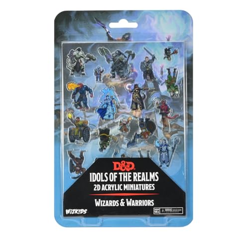 D&D Idols of The Realms Miniaturen 2D: Wizards & Warriors – 2D-Set von WizKids