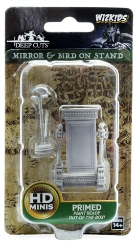 D&D WZK73367 - Pathfinder Deep Cuts Wave 5 - Unpainted Miniatures - Mirror and Bird on Stand D&D WZK73367 - Pathfinder Deep Cuts Wave 5 - Unpainted Miniatures - Mirror and Bird on Stand von WizKids