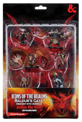 WizKids D&D Icons of The Realms Figure Pack: Descent Into Avernus - Arkhan The Cruel & The Dark Order , DnD Miniatures Halloween von WizKids
