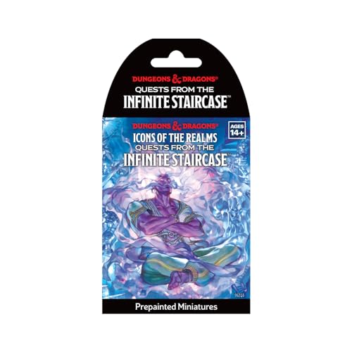 WizKids D&D Icons of The Realms: Quests from The Infinite Staircase | Single Booster | Dungeons and Dragons Figures | Pre-Painted | Blind Box von WizKids