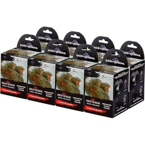 WizKids D&D - Icons of The Realms: Rage of Demons Booster Brick (8) | DnD Miniaturen Halloween von WizKids