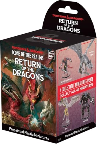 WizKids D&D Icons of The Realms: Return of The Dragons Single Booster | Dungeons and Dragons Figures | Pre-Painted | Blind Box WizKids D&D Icons of The Realms: Return of The Dragons Single Booster | Dungeons and Dragons Figures | Pre-Painted | Blind Box von WizKids