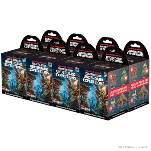 WizKids D&D Icons of The Realms: Underdark Expeditions (8 Count Booster Brick) von WizKids