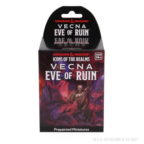 WizKids D&D Icons of The Realms: Vecna: Eve of Ruin - Single Booster | Dungeons and Dragons Figures | Pre-Painted | Blind Box von WizKids