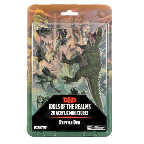 WizKids D&D Idols of the Realms: Scales & Tails – Reptilienhöhle – 2D-Set WizKids D&D Idols of the Realms: Scales & Tails – Reptilienhöhle – 2D-Set von WizKids