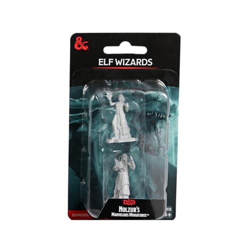 WizKids D&D Nolzur's Marvelous Miniatures: Elf Wizards Dungeons and Dragons Unpainted Miniatures WizKids D&D Nolzur's Marvelous Miniatures: Elf Wizards Dungeons and Dragons Unpainted Miniatures von WizKids