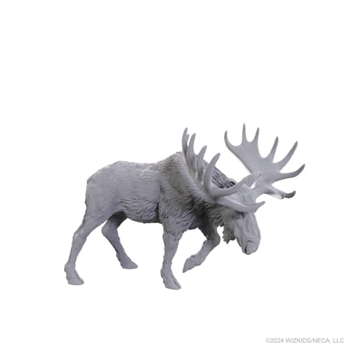 WizKids Deep Cuts | Unlackierte Miniaturen | Tisch-RPG-Zubehör | Wave 25 (Bull Elch) von WizKids