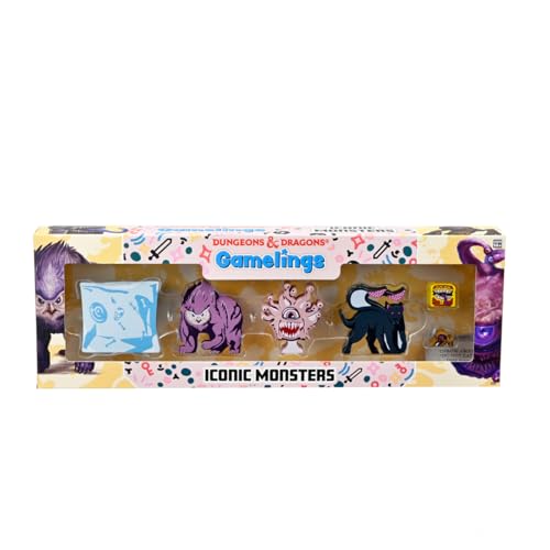 WizKids Dungeons & Dragons Gamelings: Iconic Monsters | Wooden Tokens | Player Markers | DND Game Pieces von WizKids