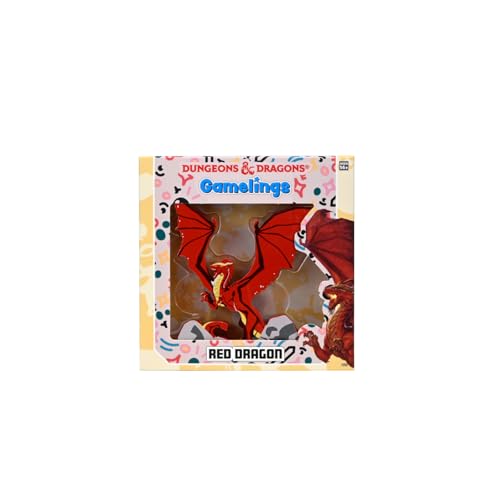 WizKids Dungeons & Dragons Gamelings: Red Dragon | Holzspielsteine | Spielermarkierungen | DND-Spielsteine von WizKids