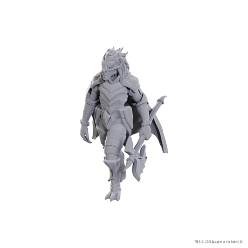WizKids Dungeons & Dragons Nolzur's Marvelous Miniatures | Unbemalte Miniaturen | Wave 25 (Dragonborn of Tiamat) von WizKids