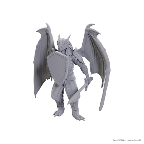 WizKids Dungeons & Dragons Nolzur's Marvelous Miniatures | Unlackierte Miniaturen | Wave 25 (Dragonborn of Bahamut) von WizKids