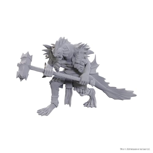 WizKids Dungeons & Dragons Nolzur's Marvelous Miniatures | Unlackierte Miniaturen | Wave 25 (Sahuagin Coral Smasher) von WizKids