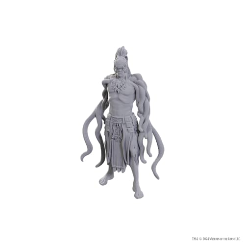 WizKids Dungeons & Dragons Nolzur's Marvelous Miniatures | Unlackierte Miniaturen | Wave 25 (Yuan-ti Pit Master) von WizKids