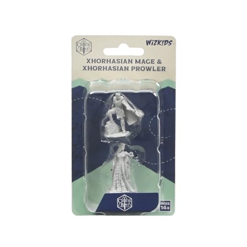 WizKids Kritische Rolle unbemalte Miniaturen: Xhorhasischer Magier & Xhorhasische Prowler-Figur, Grau WizKids Kritische Rolle unbemalte Miniaturen: Xhorhasischer Magier & Xhorhasische Prowler-Figur, Grau von WizKids