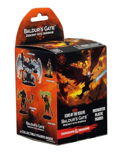 Wizkids Games Dungeons & Dragons: Icons of The Realms: Baldur's Gate - Descent into Avernus Booster Pack (1 Box) von WizKids