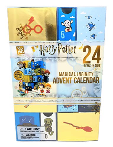 YuMe Maxx19136 Magischer Harry Potter Infinity Adventskalender mit 24 Schubfächern und kleinen Überraschungen, ca. 23 x 11 x 34 cm, Mehrfarbig von Wizarding World