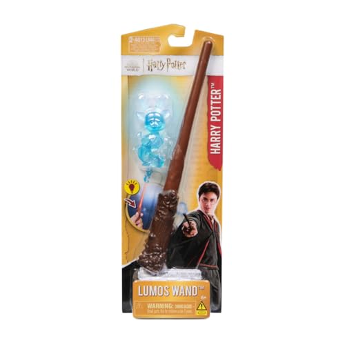 Wizarding World, Harry Potter Lumos Wand, beleuchteter Zauberstab, 27,9 cm mit Hirsch-Patron-Figur, Spielzeug für Kinder ab 6 Jahren Wizarding World, Harry Potter Lumos Wand, beleuchteter Zauberstab, 27,9 cm mit Hirsch-Patron-Figur, Spielzeug für Kinder ab 6 Jahren von Wizarding World