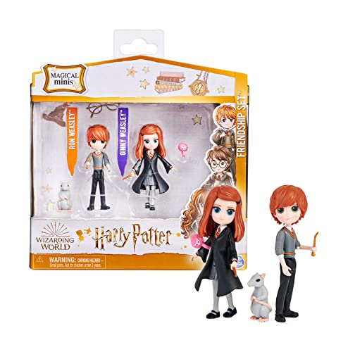 Wizarding World Harry Potter - Freunde Spielset mit Ron Weasley und Ginny Weasley Sammelfiguren, Spielzeug für Kinder ab 5 Jahren, Fanartikel von Spin Master