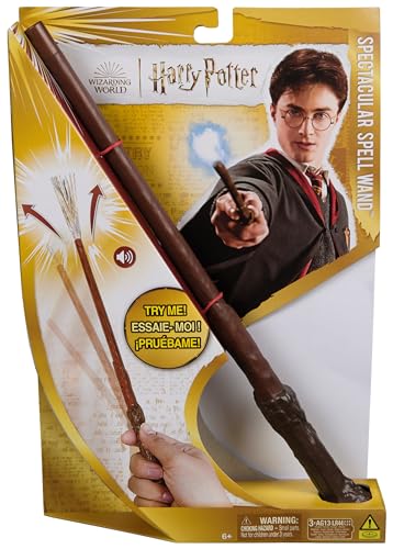 Wizarding World Harry Potter - Zauberstab mit Vibrationseffekt und Sound, ca. 31 cm, Spielzeug für Kinder ab 6 Jahren, Fanartikel von Wizarding World